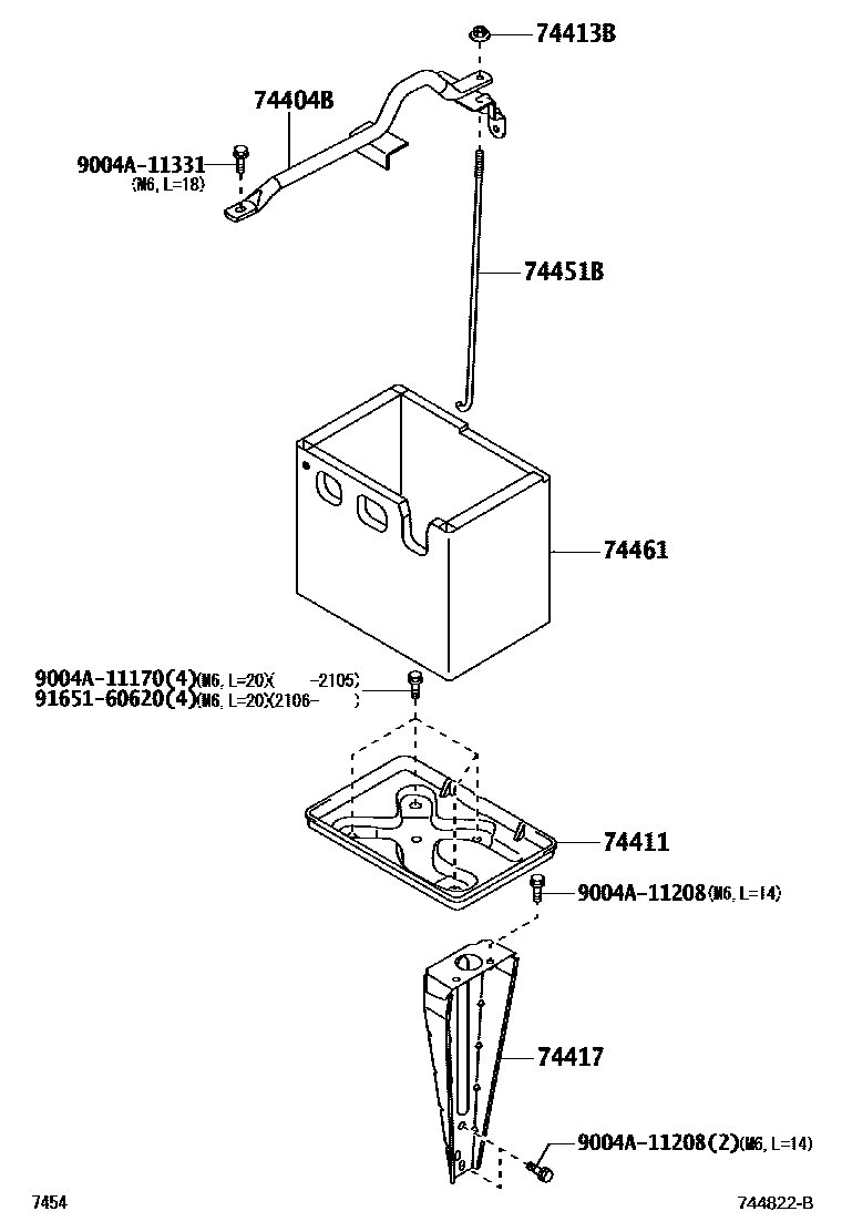 7454 — BATTERY CARRIER