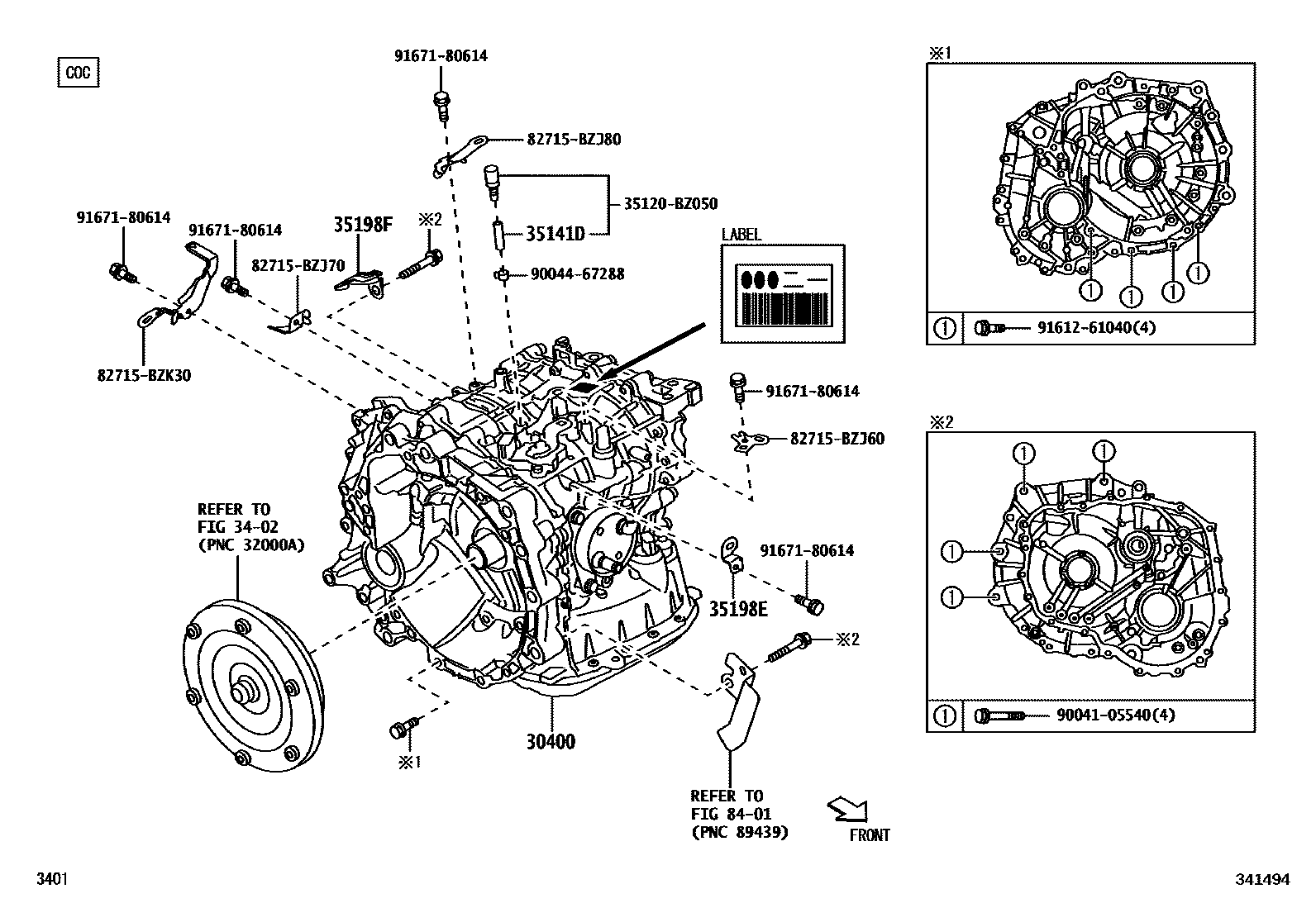 3401 — TRANSAXLE ASSY(CVT)
