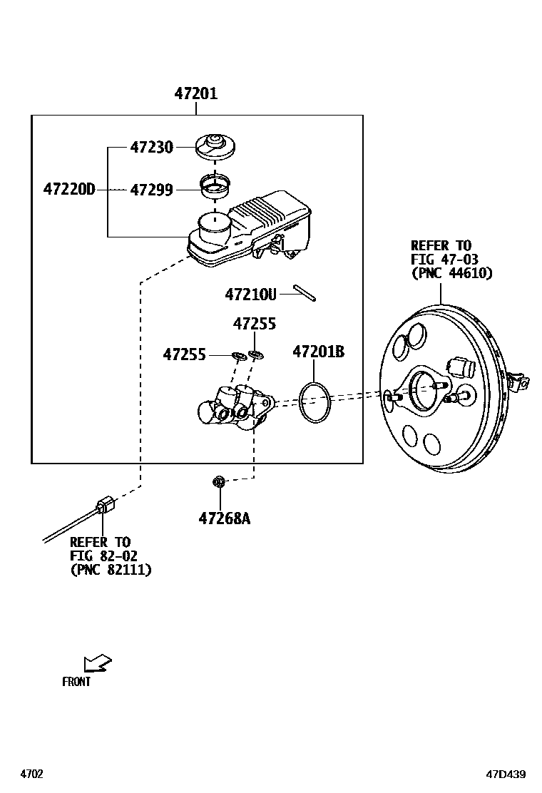 4702 — BRAKE MASTER CYLINDER