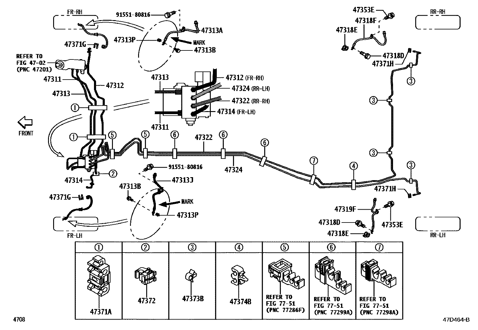 4708 — BRAKE TUBE & CLAMP