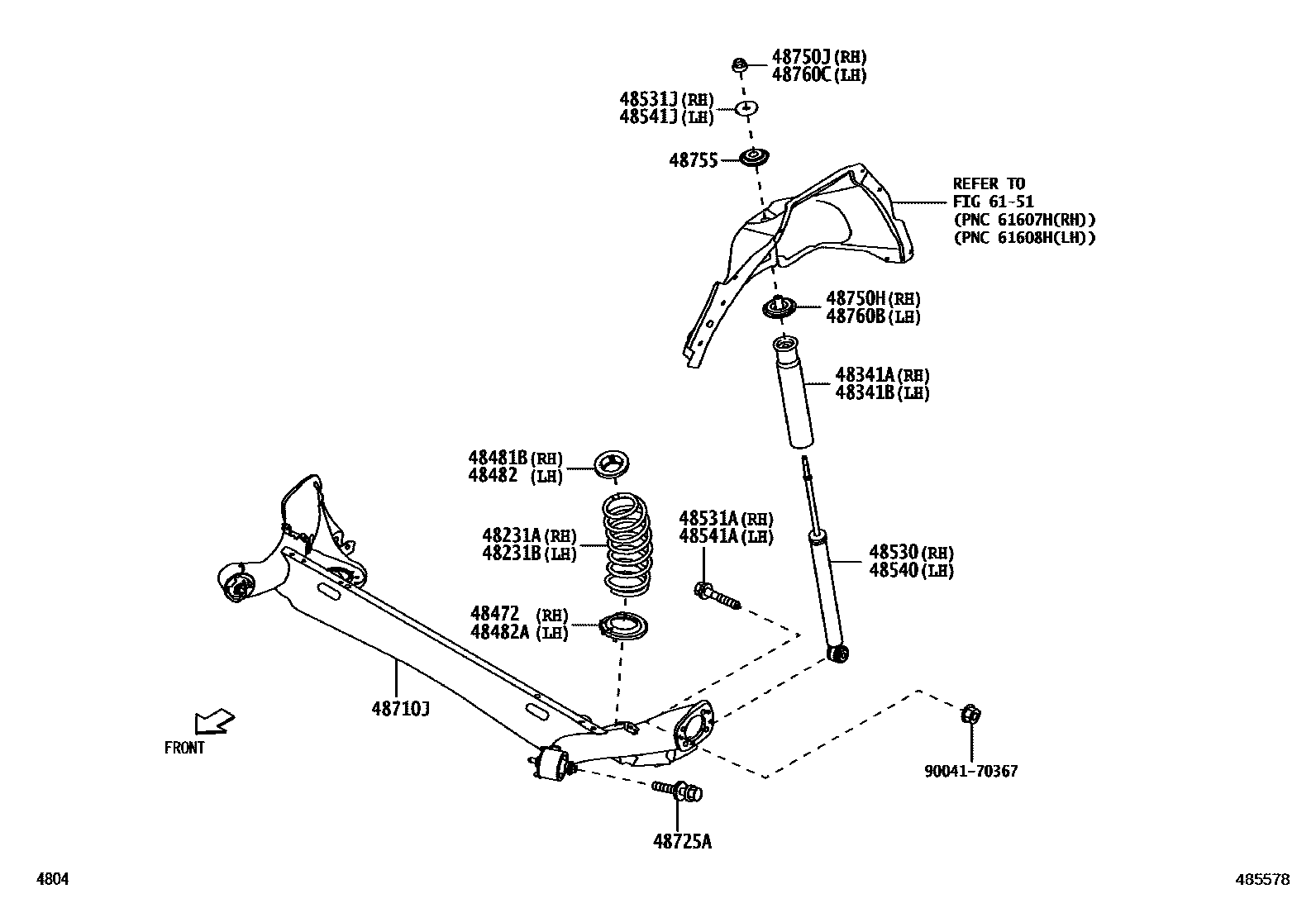4804 — REAR SPRING & SHOCK ABSORBER