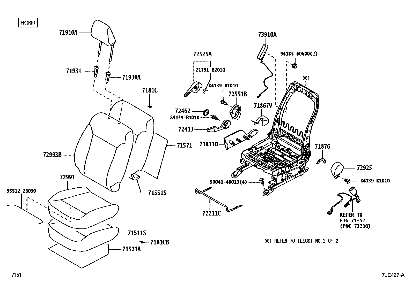 7151 — SEAT & SEAT TRACK