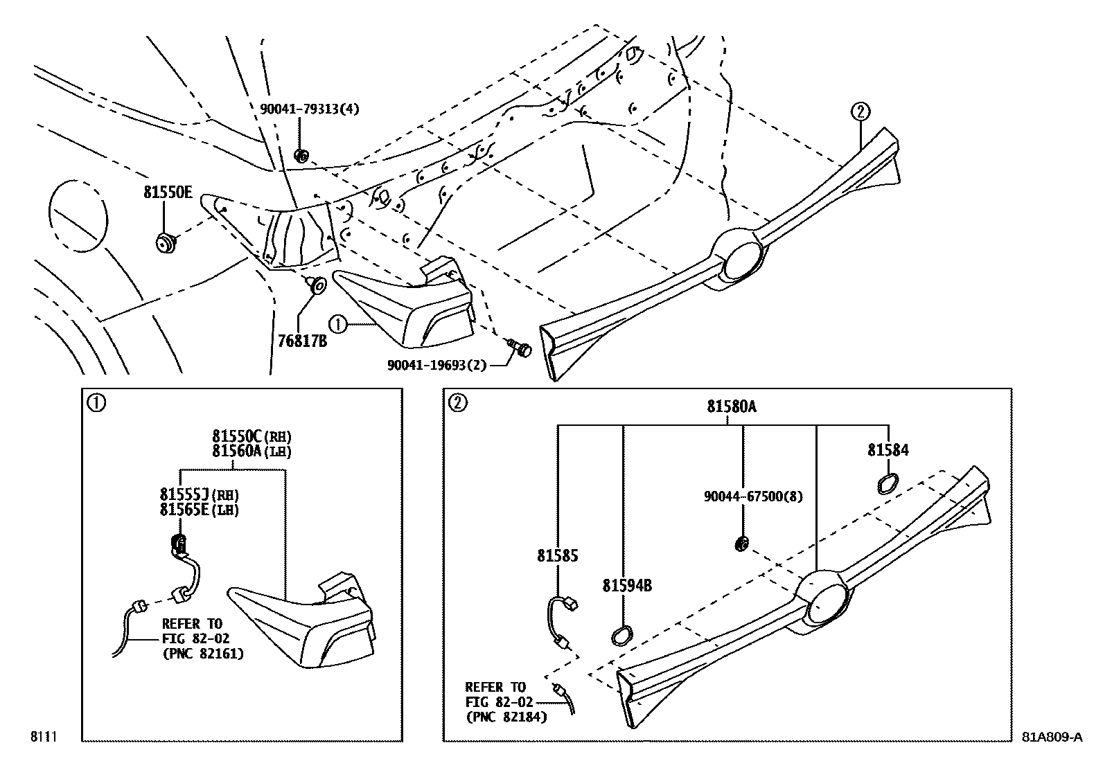8111 — REAR COMBINATION LAMP