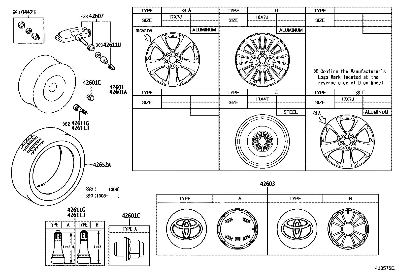 4103 — DISC WHEEL & WHEEL CAP