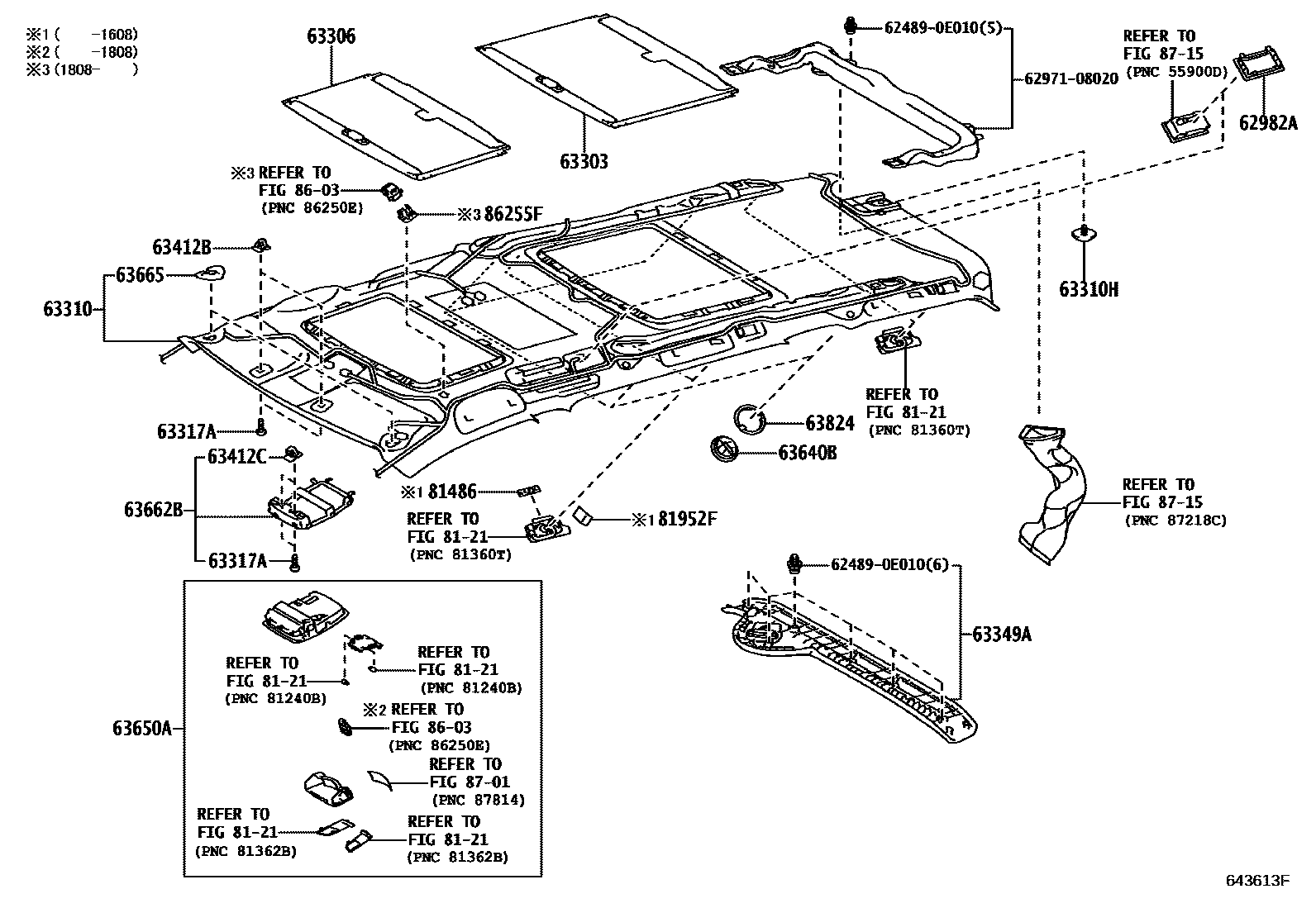6452 — ROOF HEADLINING & SILENCER PAD
