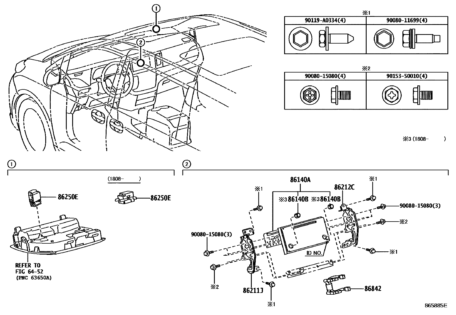 8603 — NAVIGATION & FRONT MONITOR DISPLAY