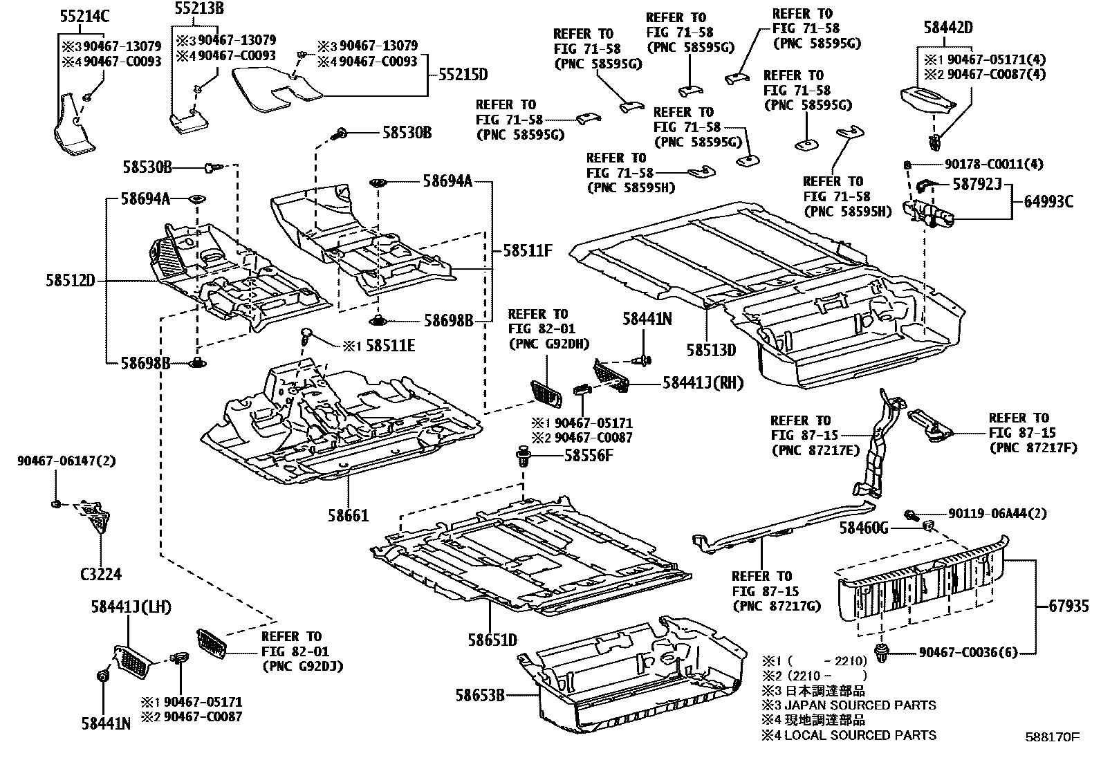 5854 — FLOOR MAT & SILENCER PAD