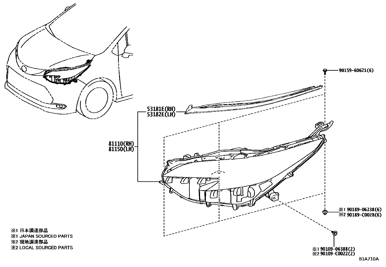 8101 — HEADLAMP