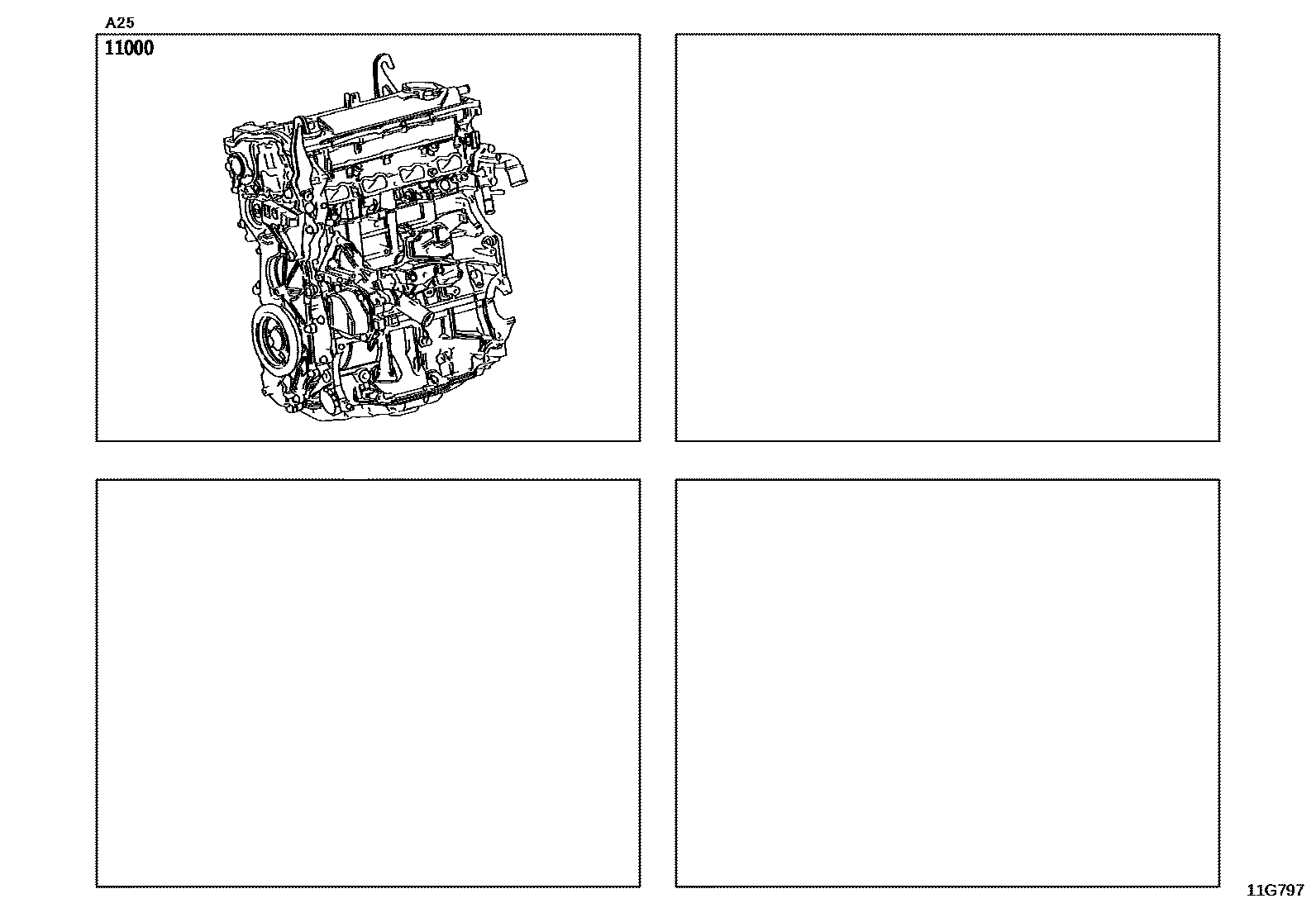 1101 — PARTIAL ENGINE ASSEMBLY