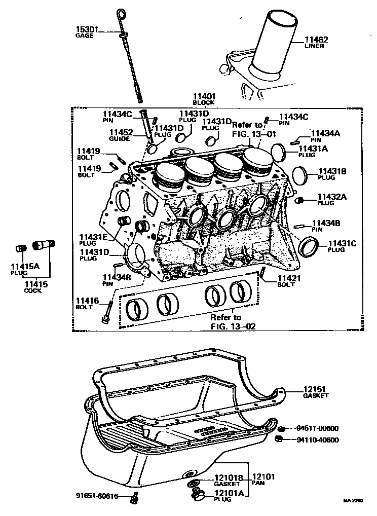 1105 — CYLINDER BLOCK
