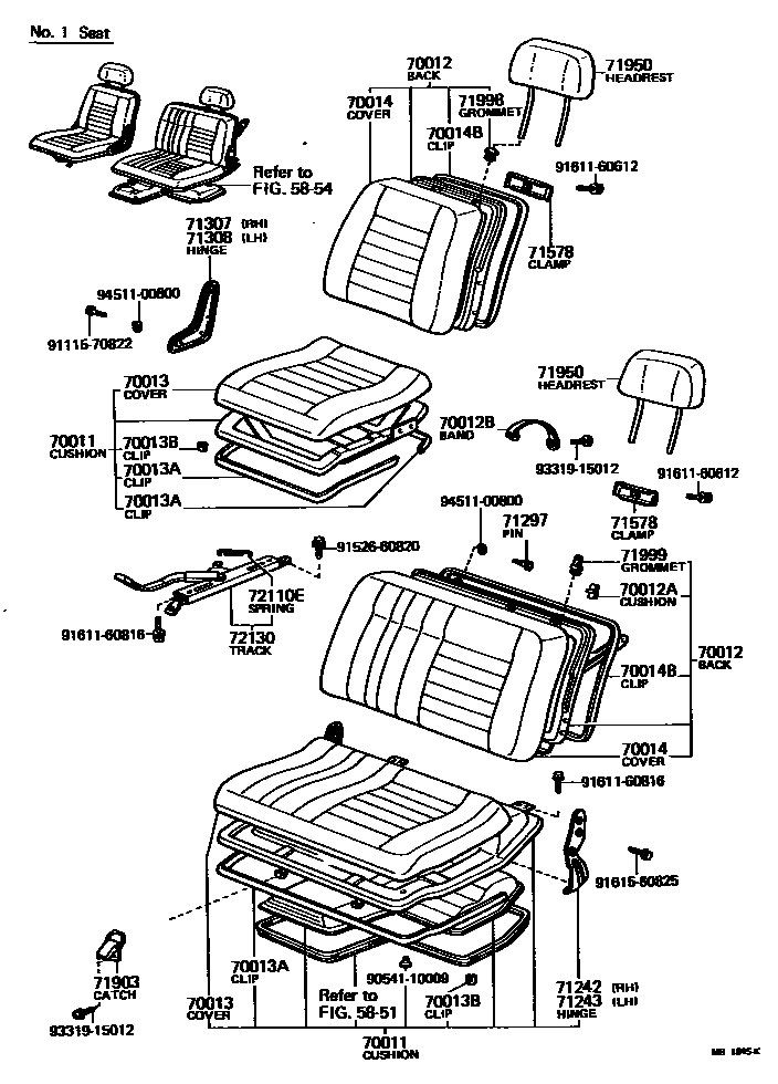 7151 — SEAT & SEAT TRACK