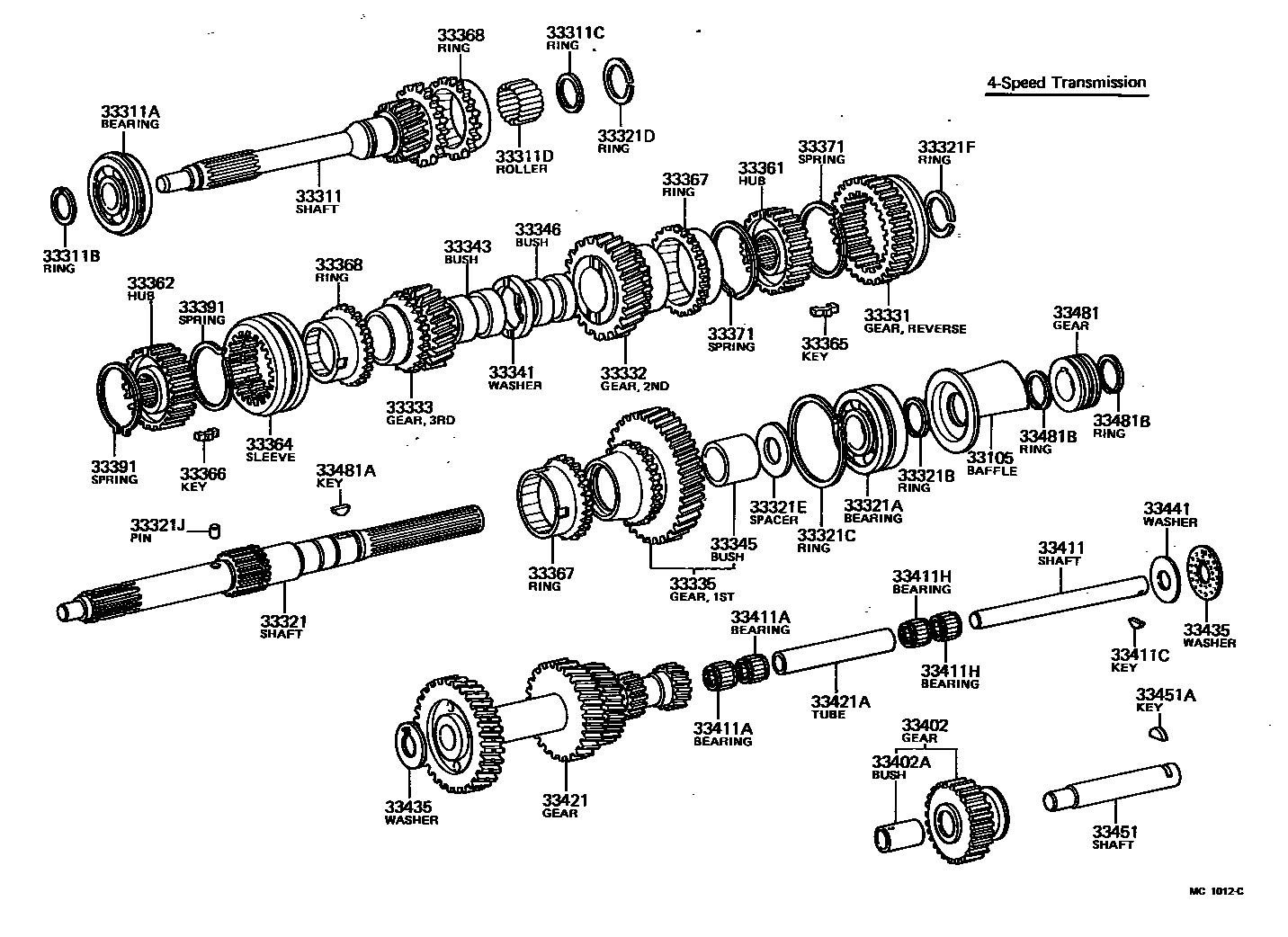 3305 — TRANSMISSION GEAR (MTM)
