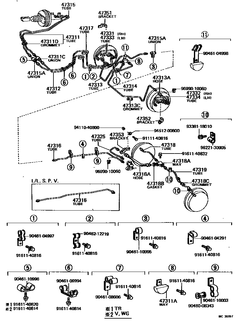 4708 — BRAKE TUBE & CLAMP