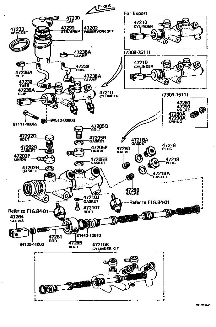 4702 — BRAKE MASTER CYLINDER