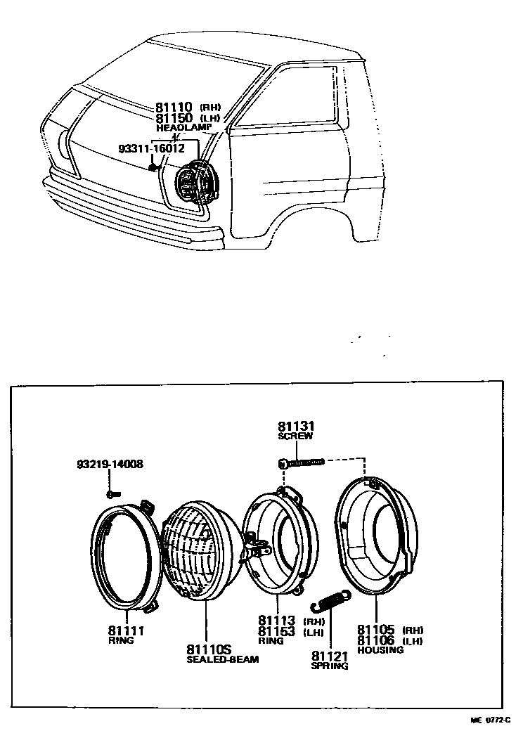 8101 — HEADLAMP