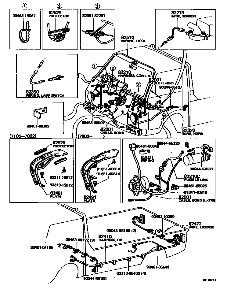 8202 — WIRING & CLAMP
