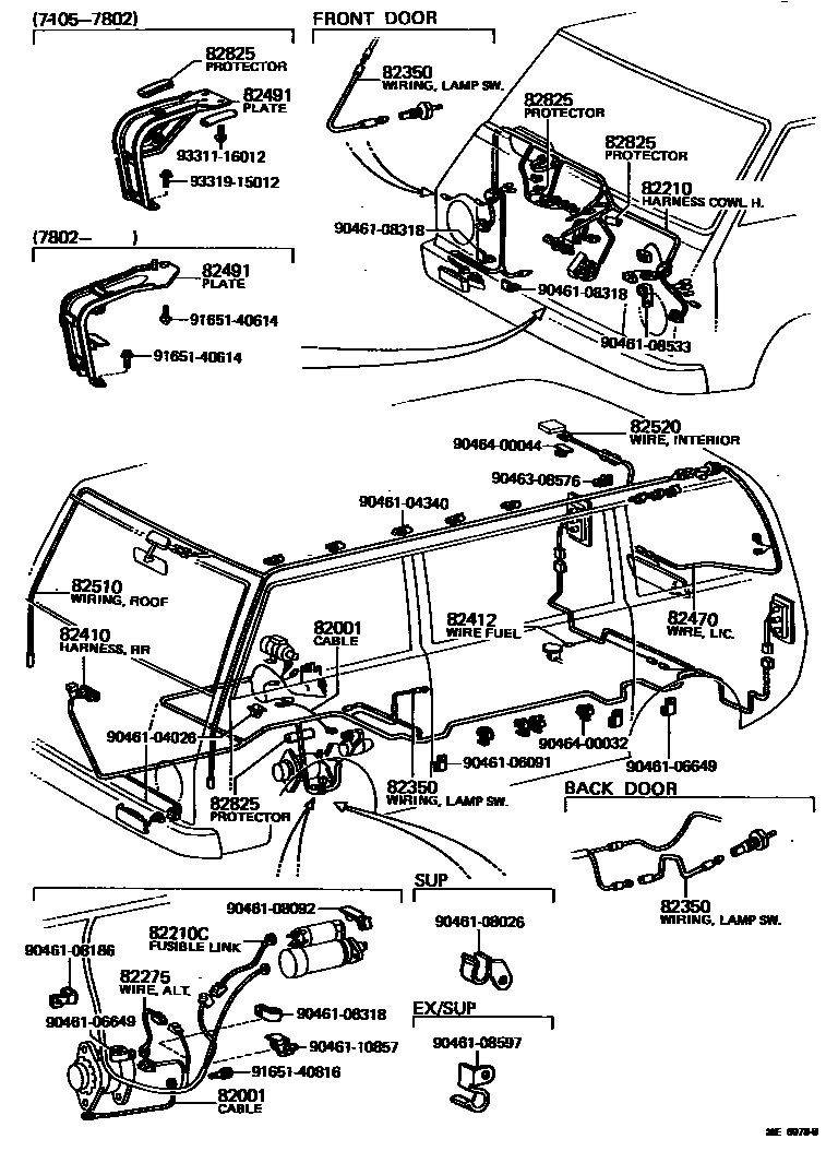 8202 — WIRING & CLAMP