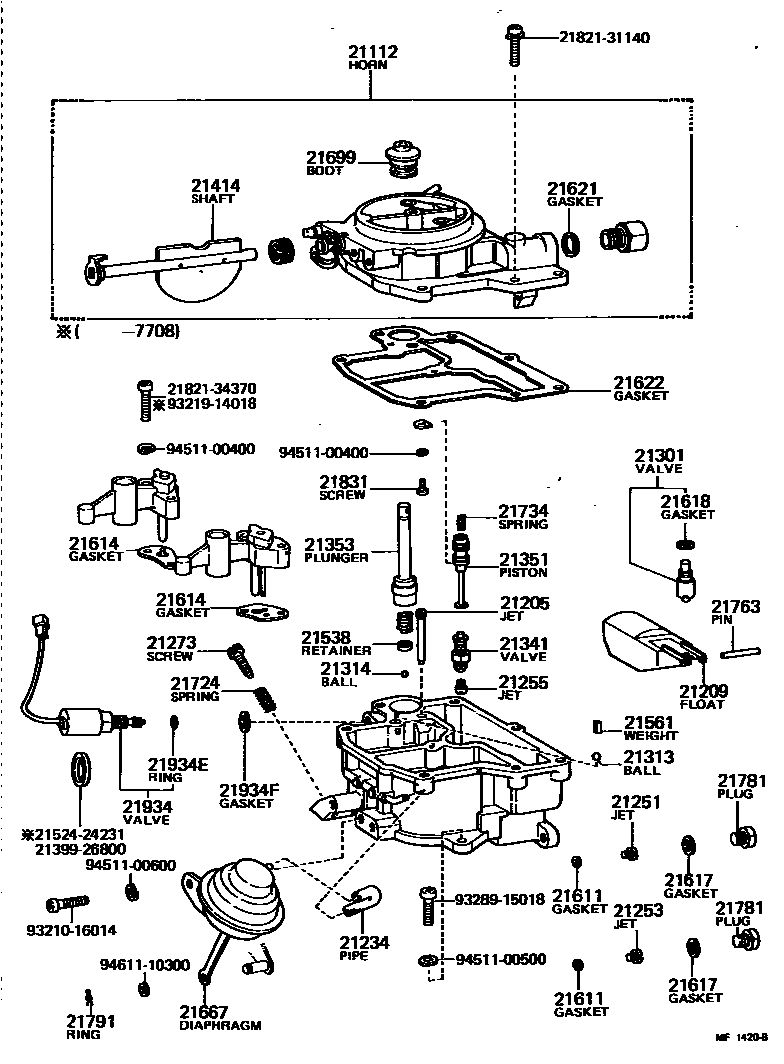2103 — CARBURETOR