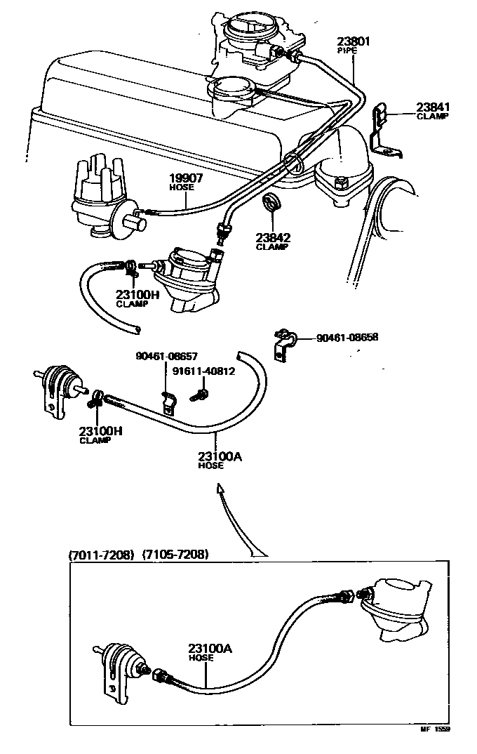 2101 — FUEL PIPE & CLAMP