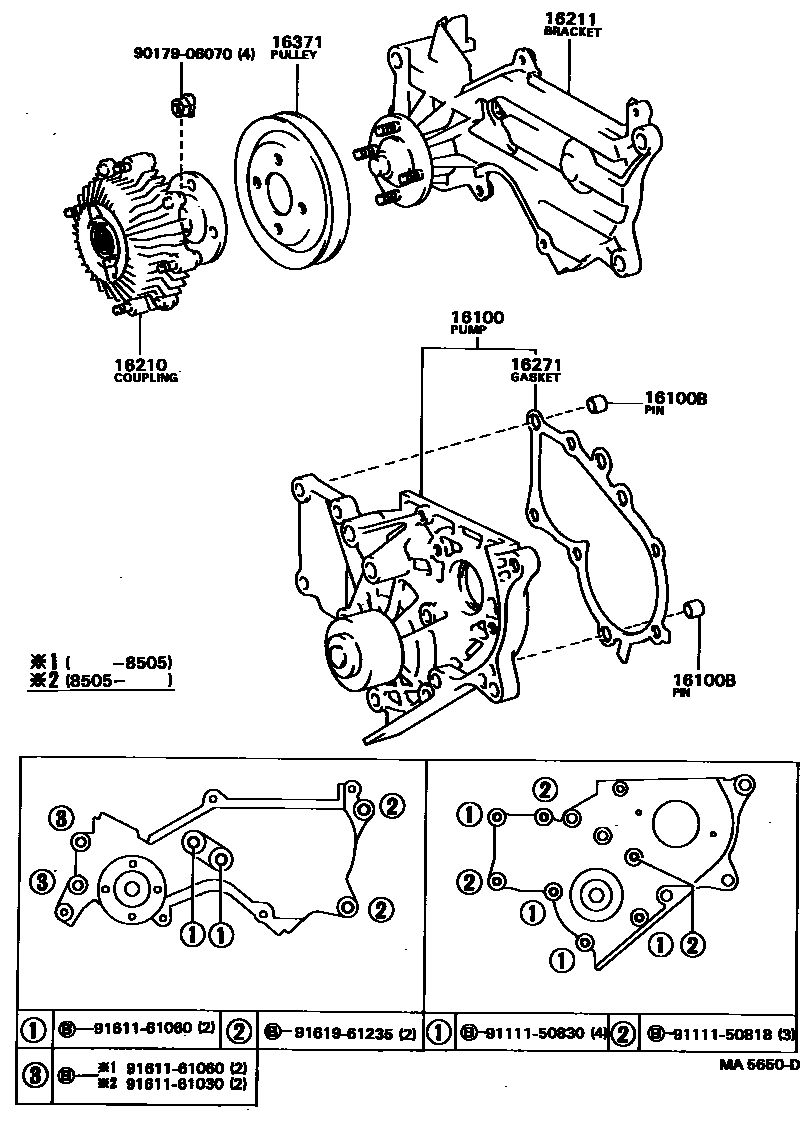 1601 — WATER PUMP