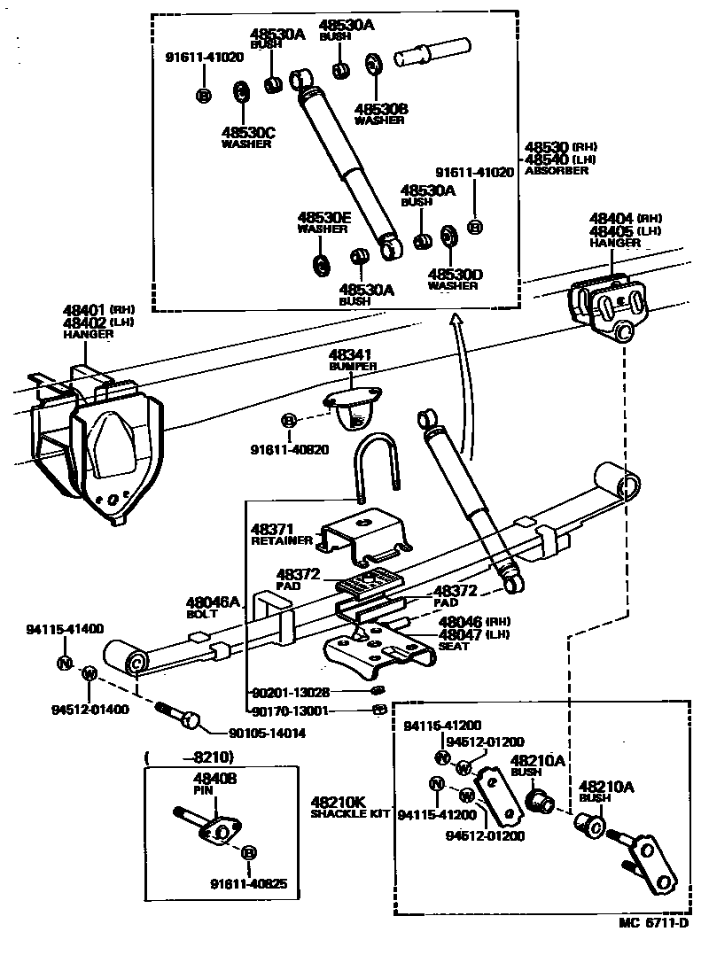 4804 — REAR SPRING & SHOCK ABSORBER