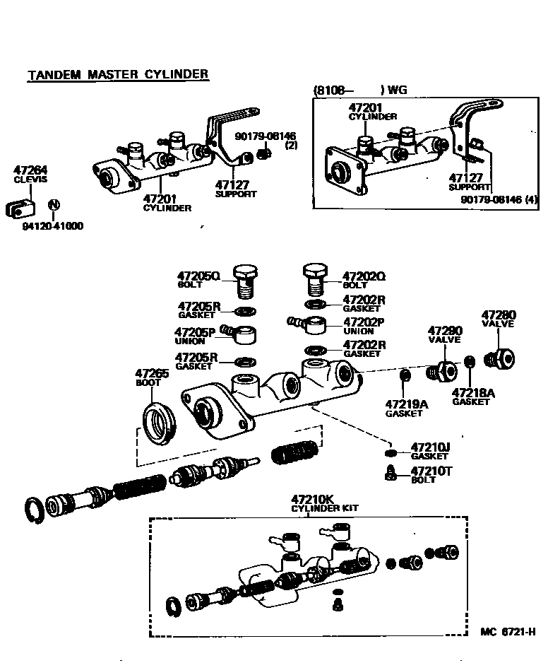 4702 — BRAKE MASTER CYLINDER