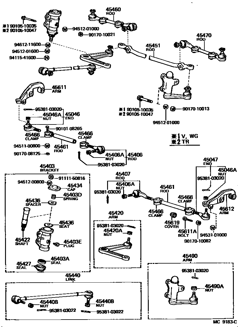 4505 — FRONT STEERING GEAR & LINK