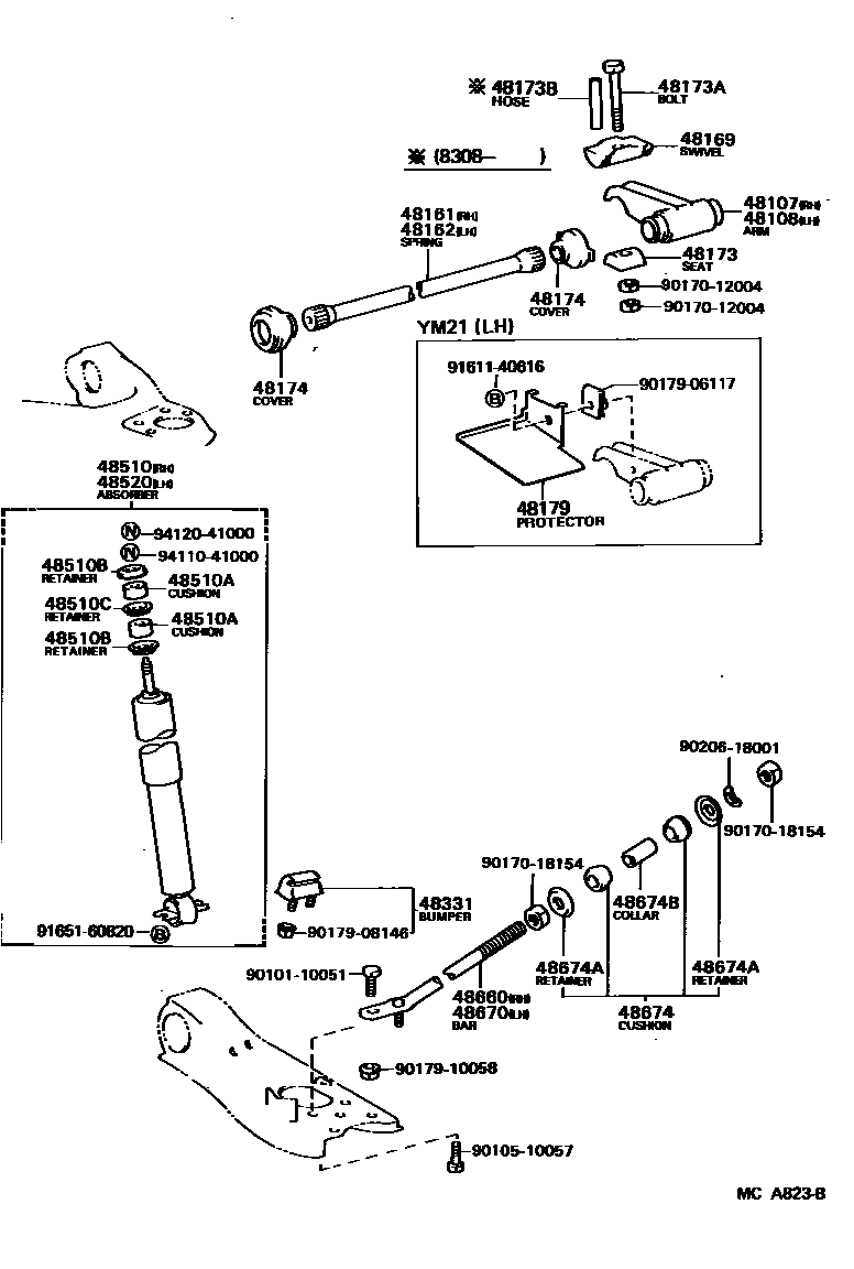 4803 — FRONT SPRING & SHOCK ABSORBER