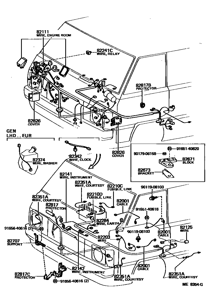 8202 — WIRING & CLAMP