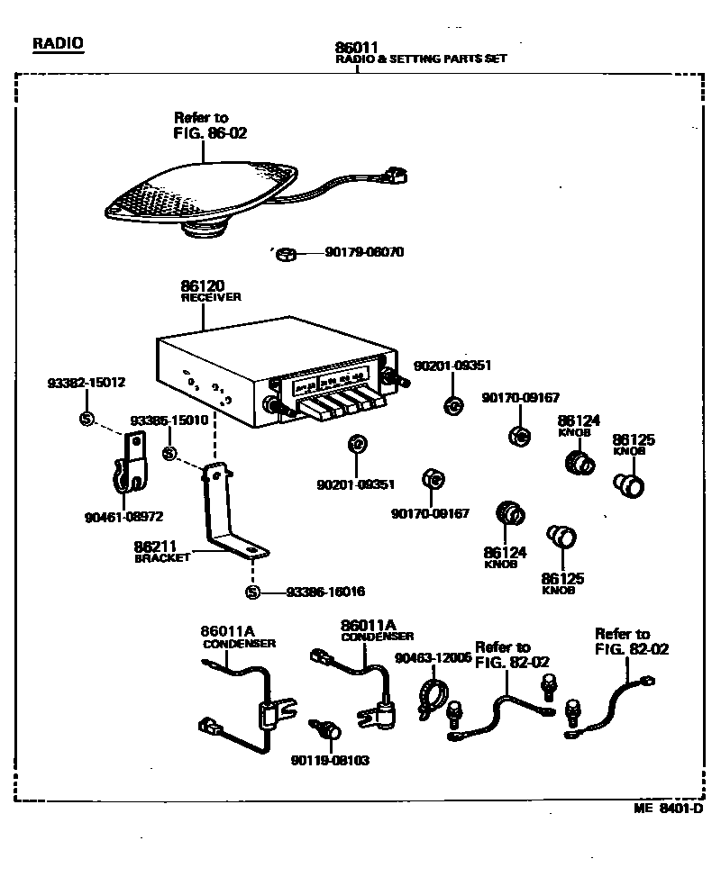 8601 — RADIO RECEIVER & AMPLIFIER & CONDENSER