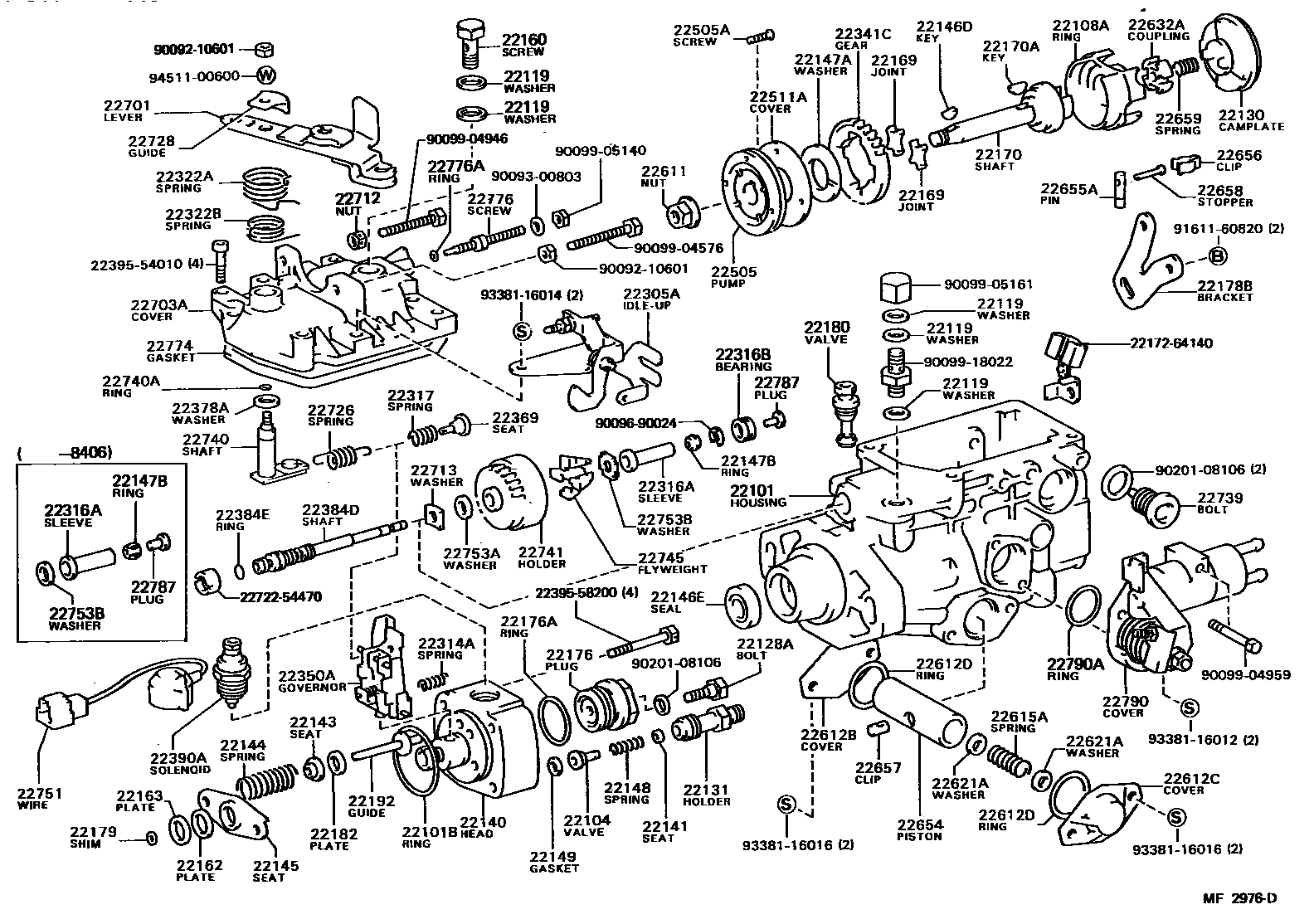 2203 — INJECTION PUMP BODY