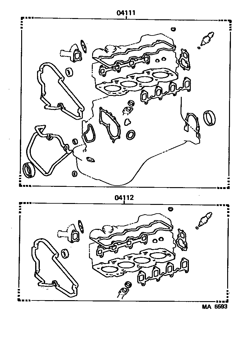 1103 — ENGINE OVERHAUL GASKET KIT