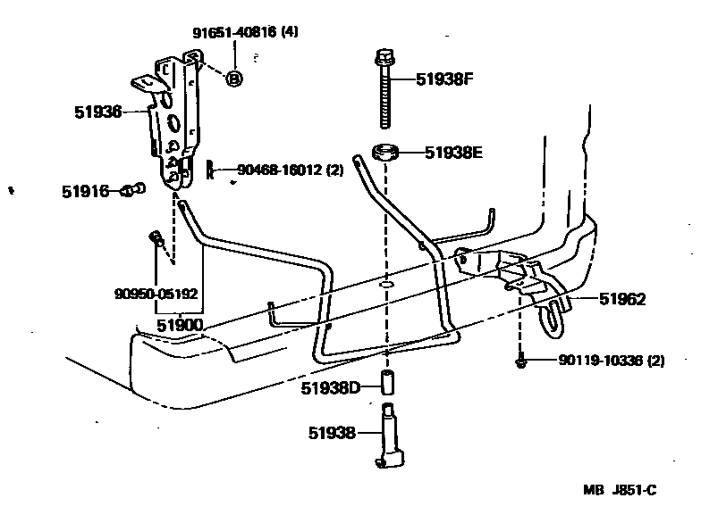 5153 — SPARE WHEEL CARRIER