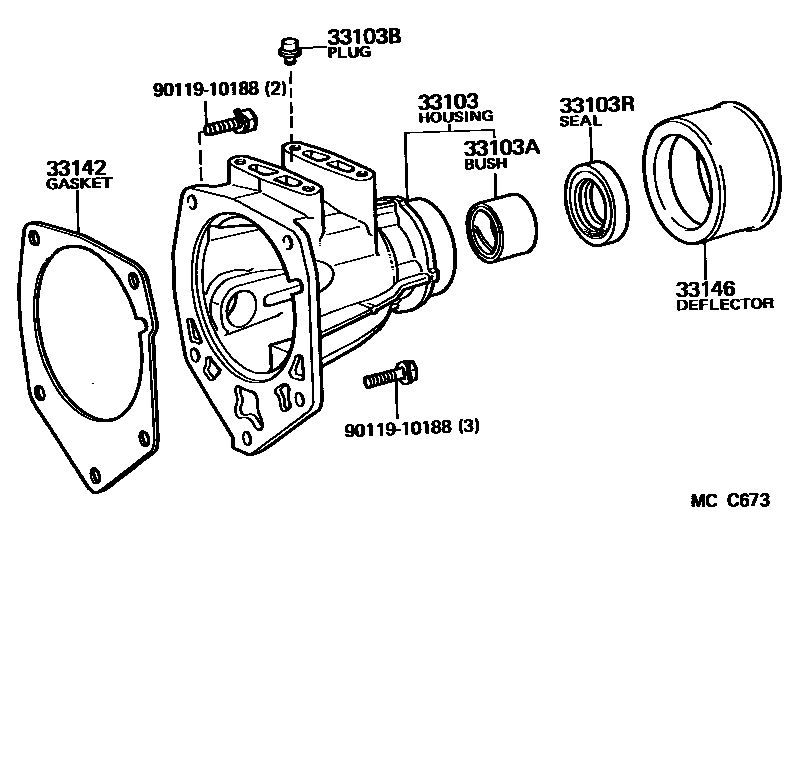 3303 — EXTENSION HOUSING (MTM)