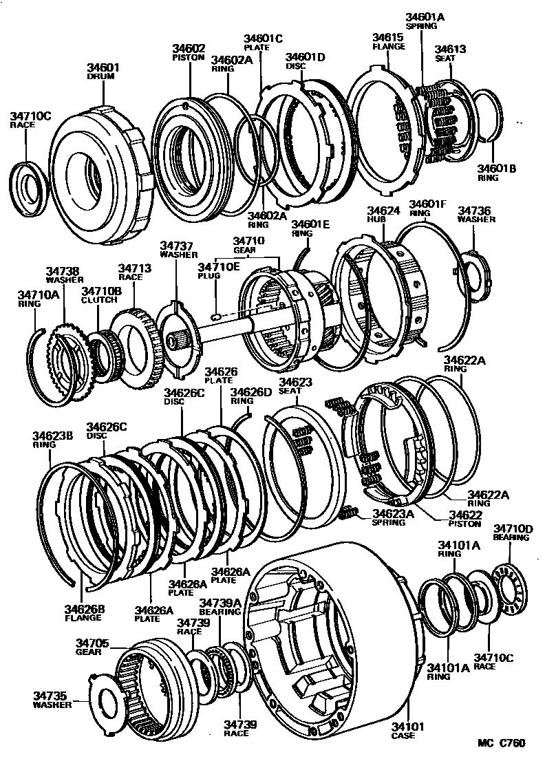 3506 — OVERDRIVE GEAR (ATM)