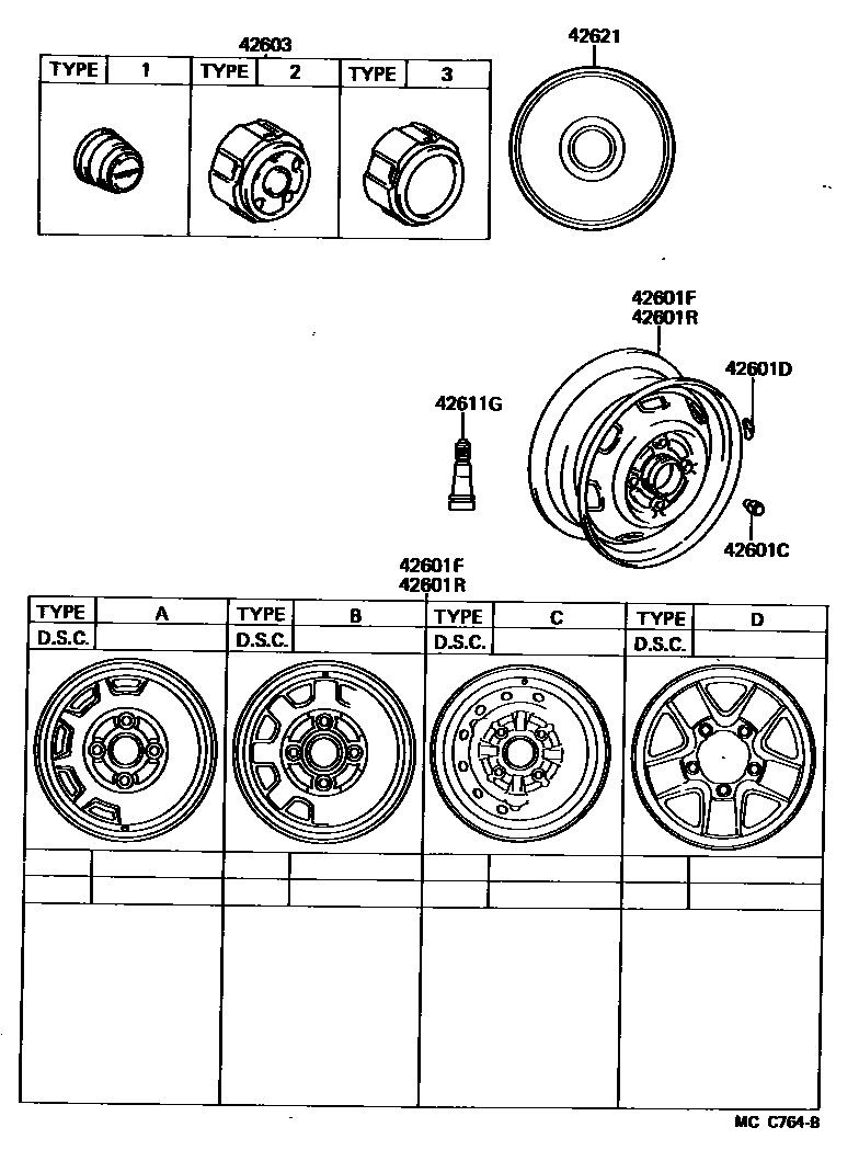4103 — DISC WHEEL & WHEEL CAP