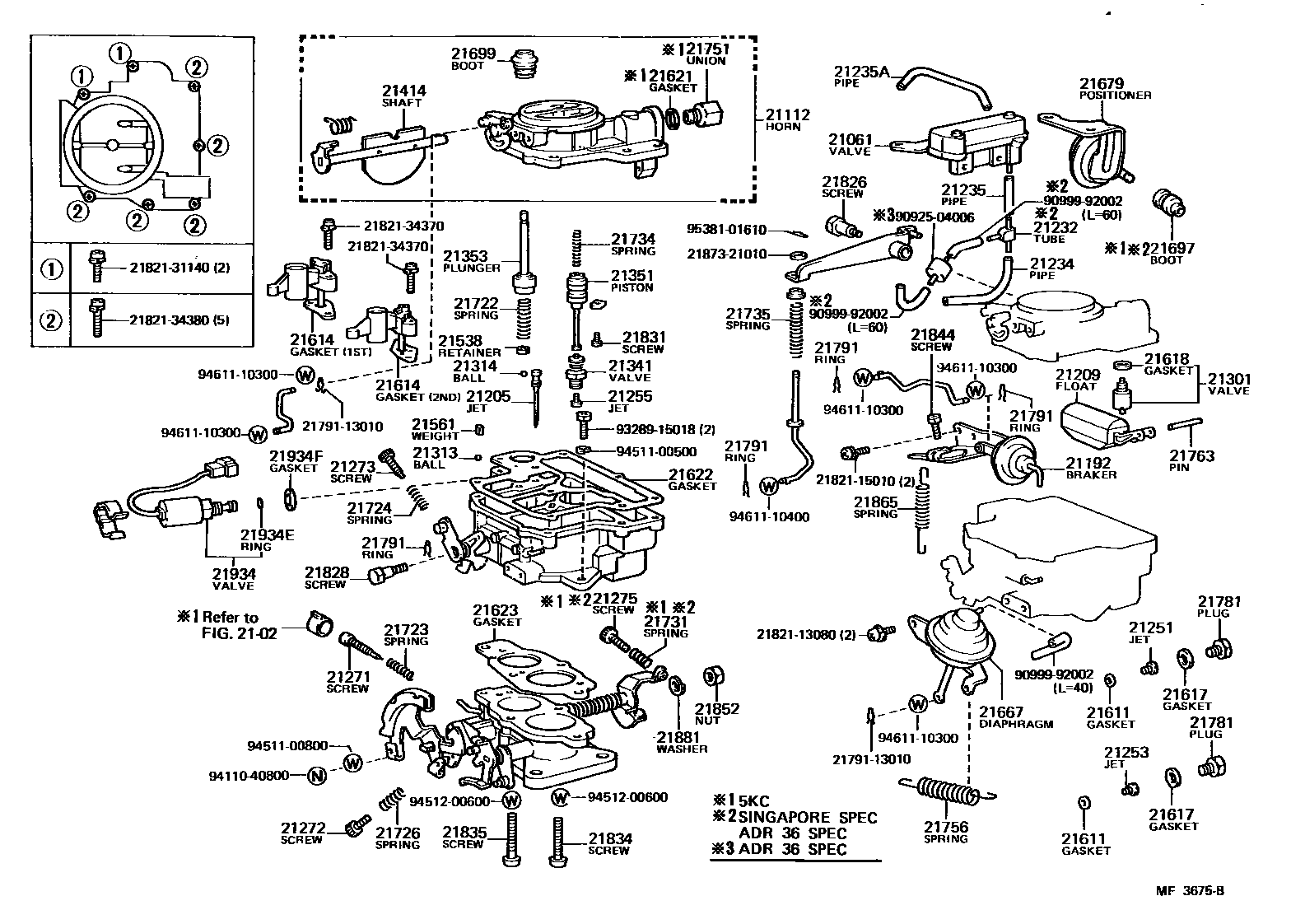 2103 — CARBURETOR