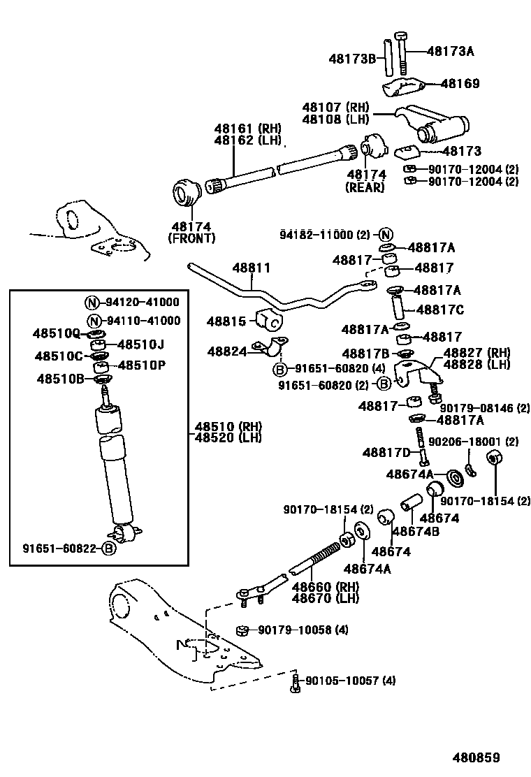 4803 — FRONT SPRING & SHOCK ABSORBER