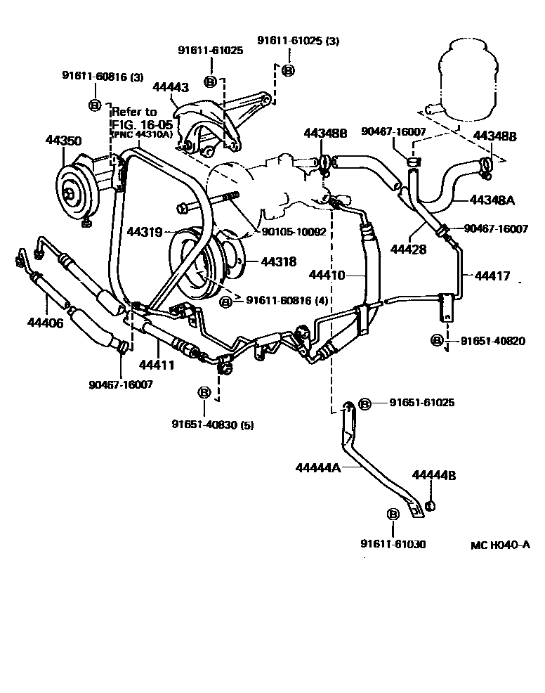 4503 — POWER STEERING TUBE