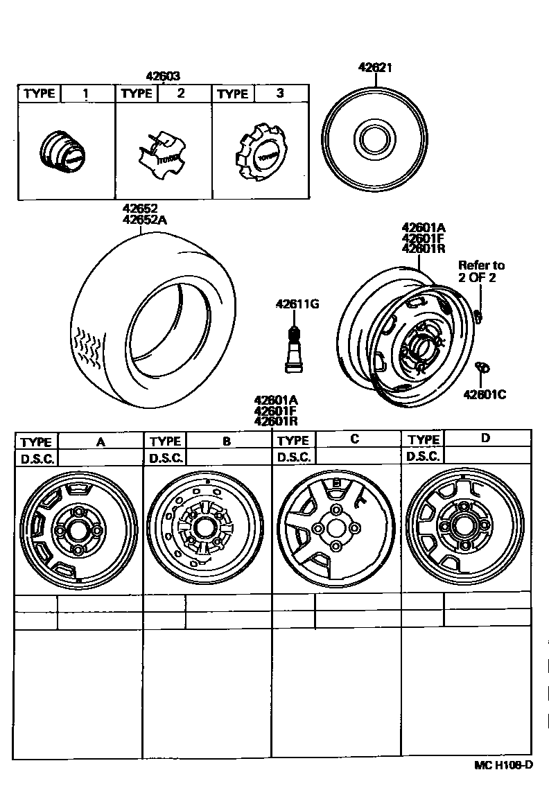 4103 — DISC WHEEL & WHEEL CAP