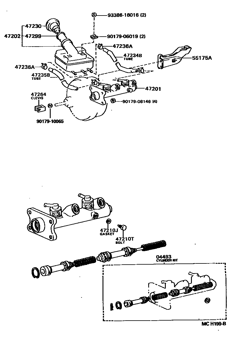 4702 — BRAKE MASTER CYLINDER