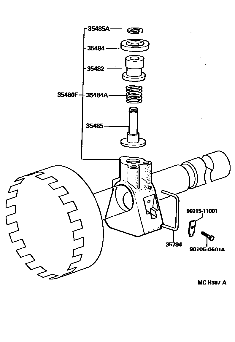 3511 — REAR OIL PUMP & GOVERNOR (ATM)