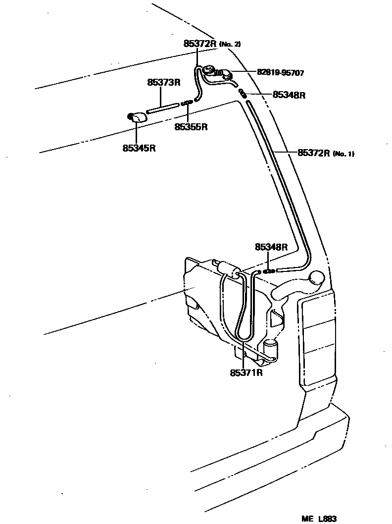 8504 — REAR WASHER