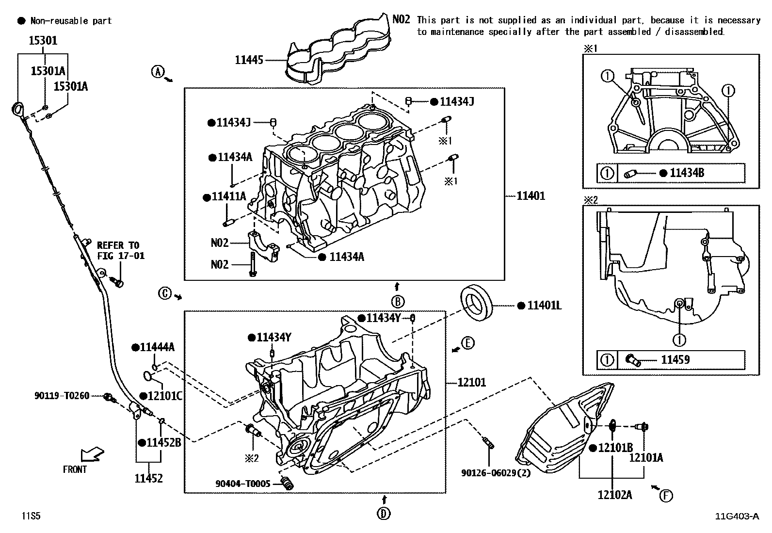 1105 — CYLINDER BLOCK