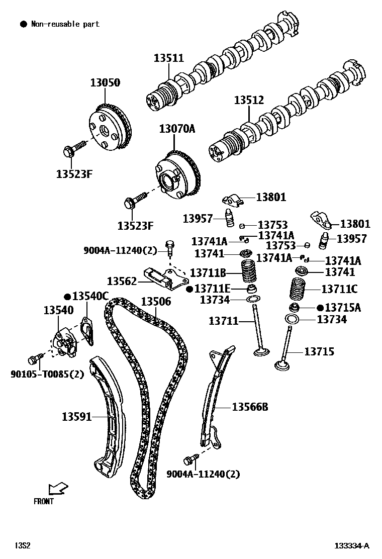 1302 — CAMSHAFT & VALVE