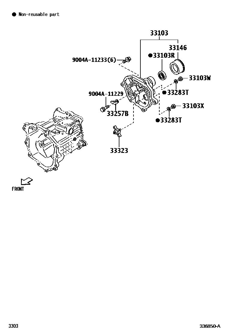 3303 — EXTENSION HOUSING (MTM)