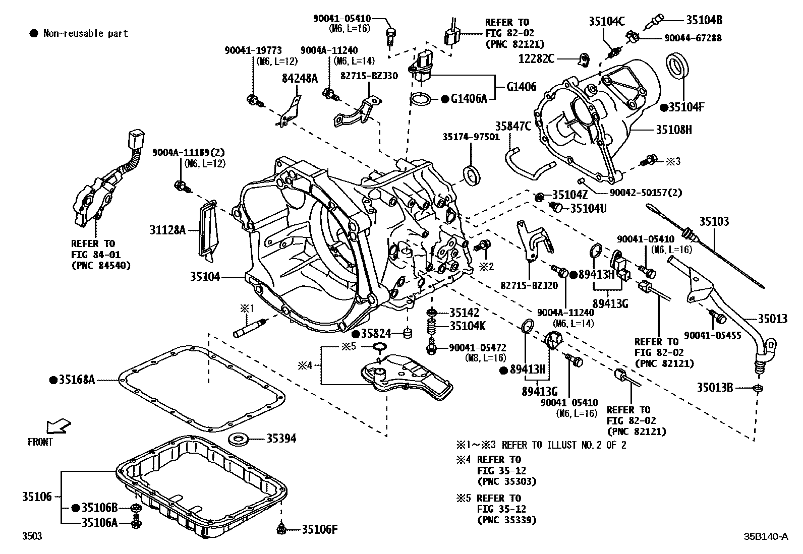 3503 — TRANSMISSION CASE & OIL PAN (ATM)