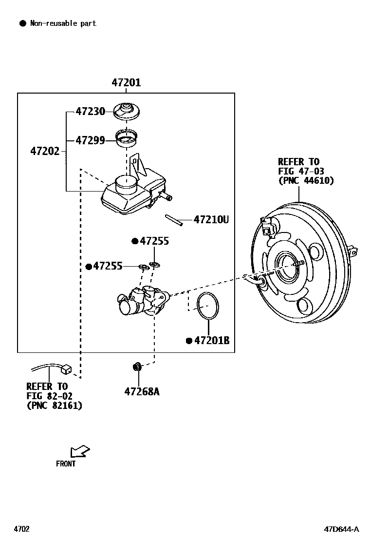 4702 — BRAKE MASTER CYLINDER