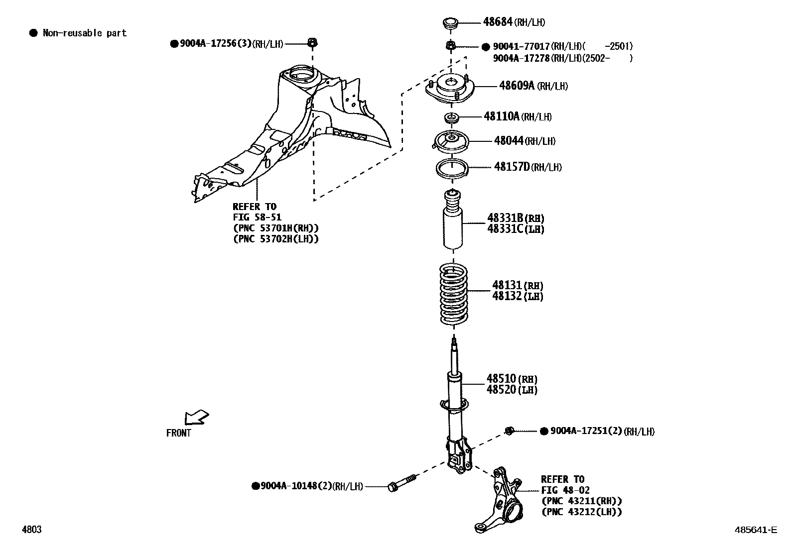 4803 — FRONT SPRING & SHOCK ABSORBER