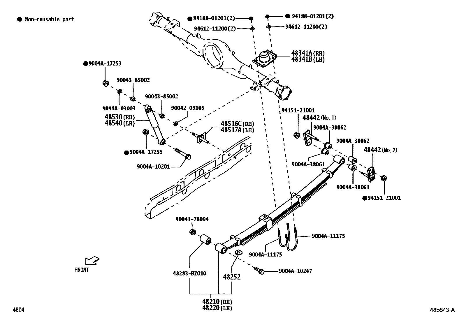 4804 — REAR SPRING & SHOCK ABSORBER